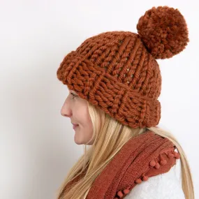 Pom Pom Hat Knitting Kit