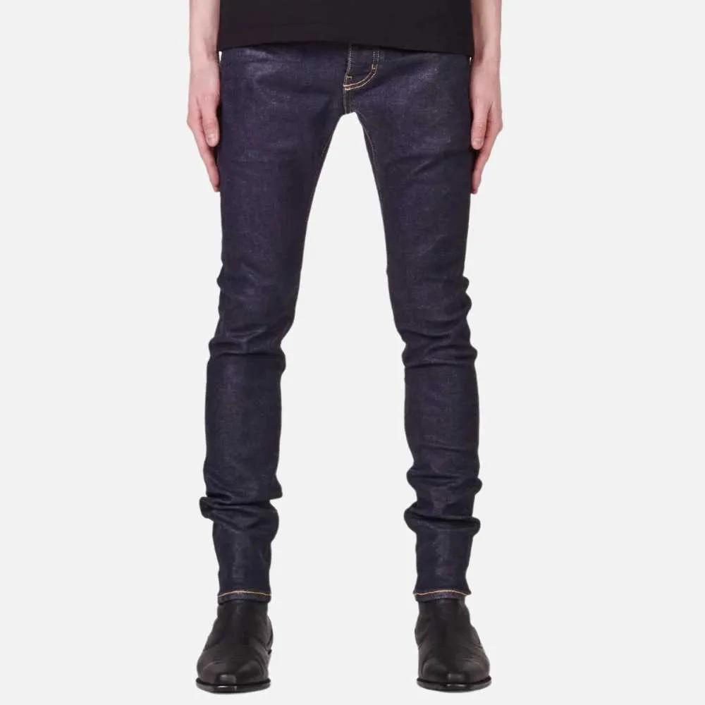 Purple Brand Raw Coated Indigo Jeans