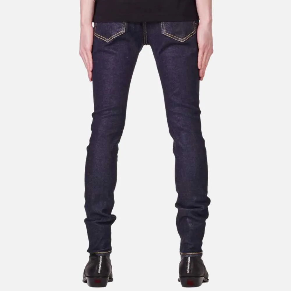 Purple Brand Raw Coated Indigo Jeans