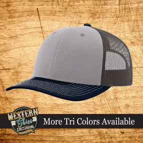 Richardson 112 Custom Embroidered Trucker Hat - Tri Colors