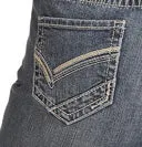 Rock & Roll Women's Denim Riding Medium Wash Jean