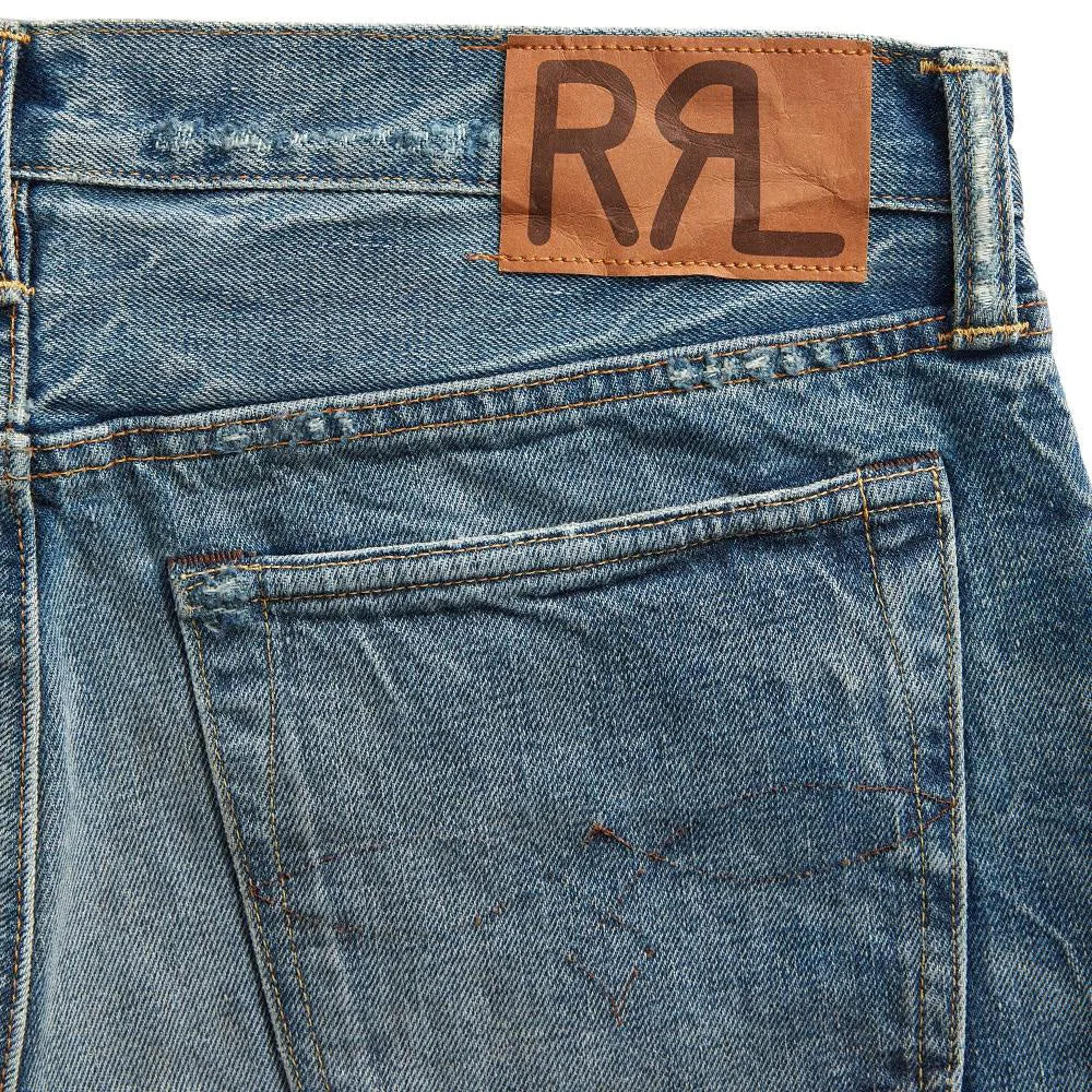 RRL by Ralph Lauren Slim Narrow Fit Denim Keenan Wash