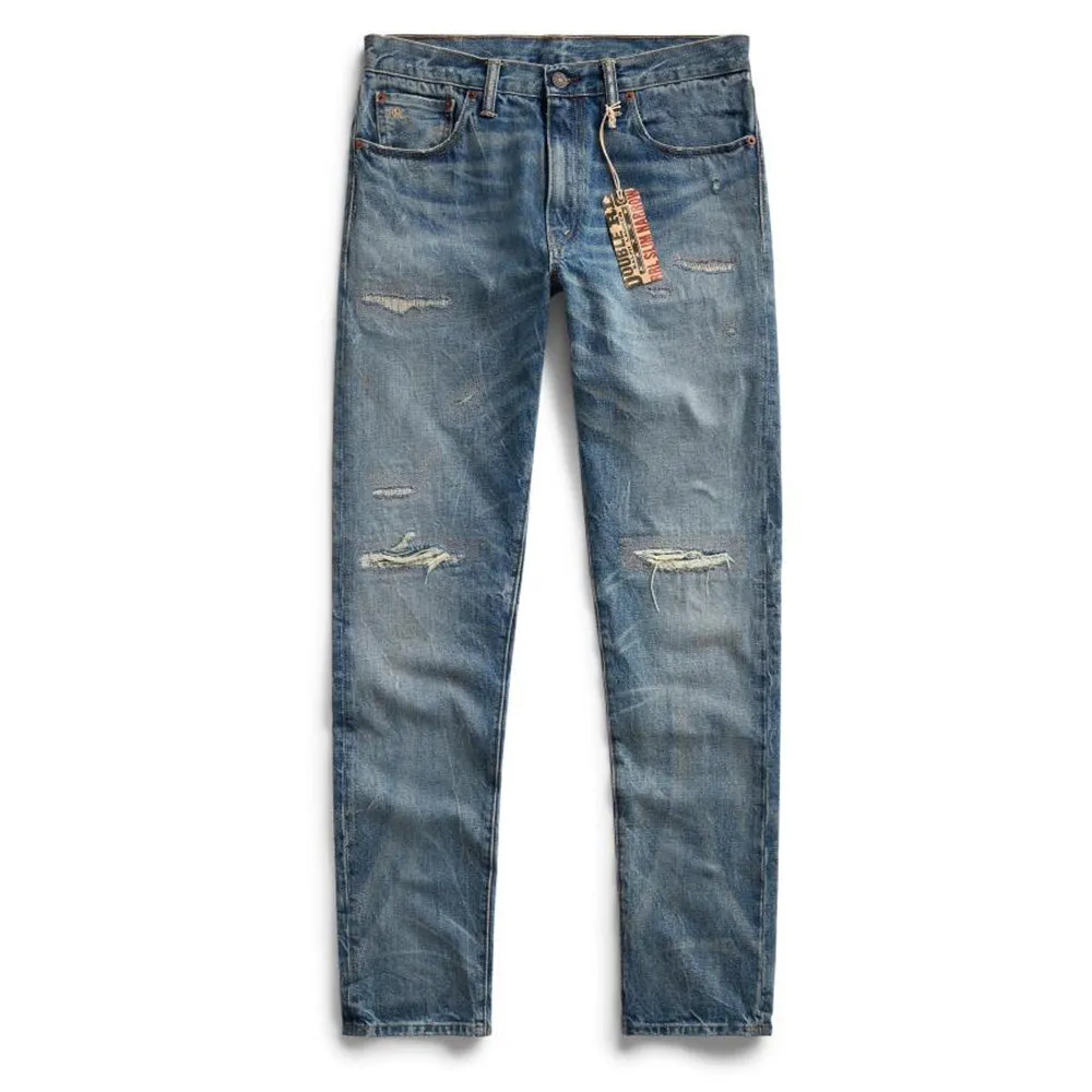 RRL by Ralph Lauren Slim Narrow Fit Denim Keenan Wash