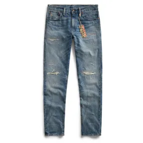 RRL by Ralph Lauren Slim Narrow Fit Denim Keenan Wash