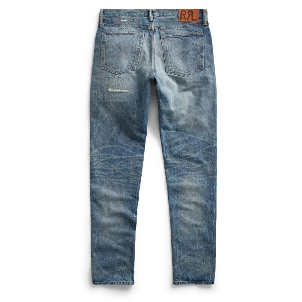 RRL by Ralph Lauren Slim Narrow Fit Denim Keenan Wash