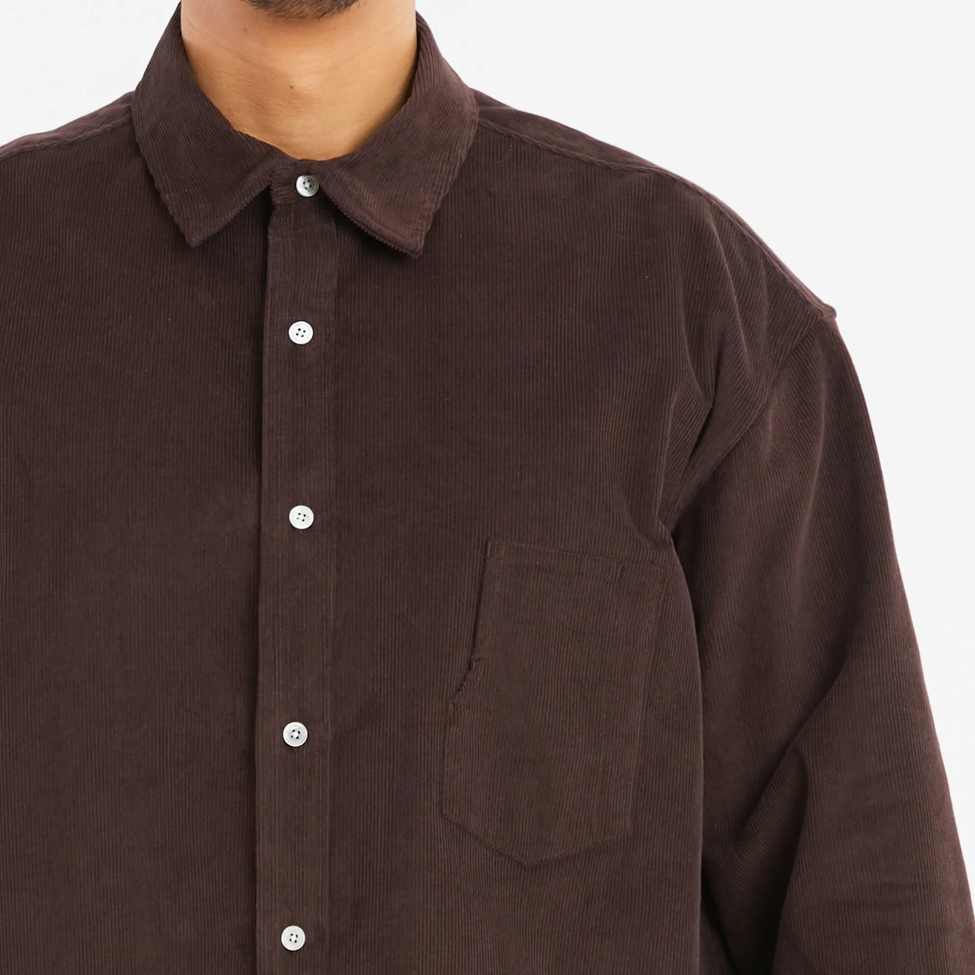 Savant Shirt - Brown Corduroy