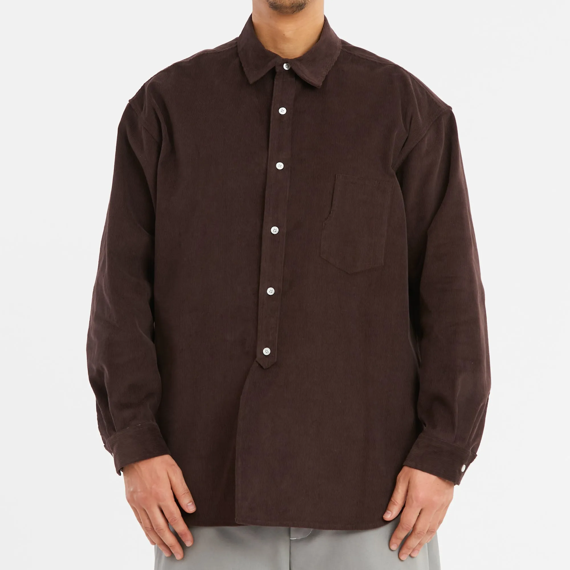 Savant Shirt - Brown Corduroy