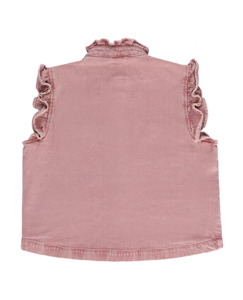 Seventy Mochi Pablo Dusty Rose Denim Waistcoat