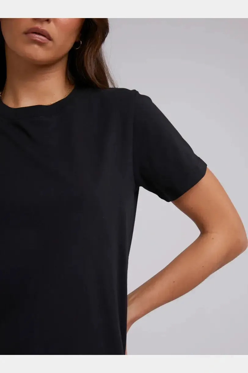 SILENT THEORY Layering tee - Black