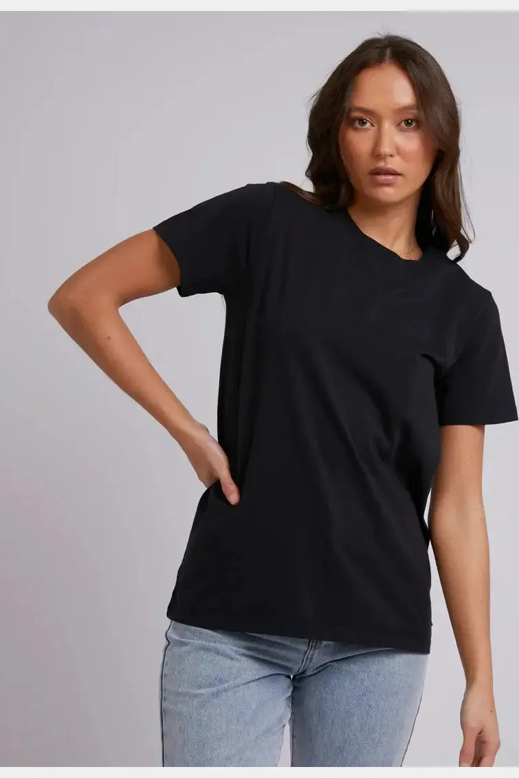 SILENT THEORY Layering tee - Black