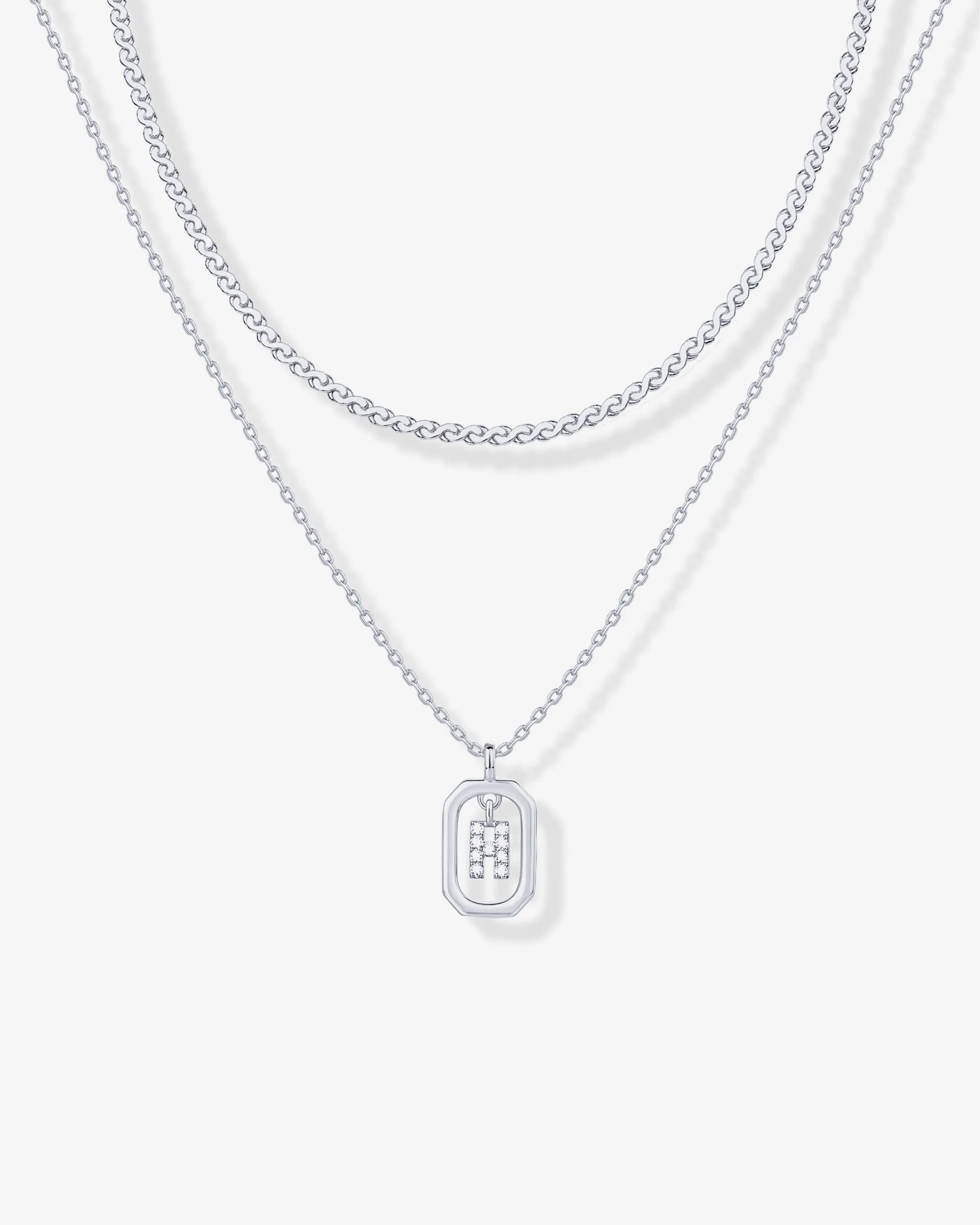 Singapore Initial Layering Necklace