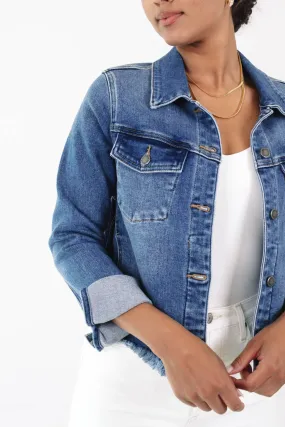 Summer Breeze Denim Jacket - Medium Denim