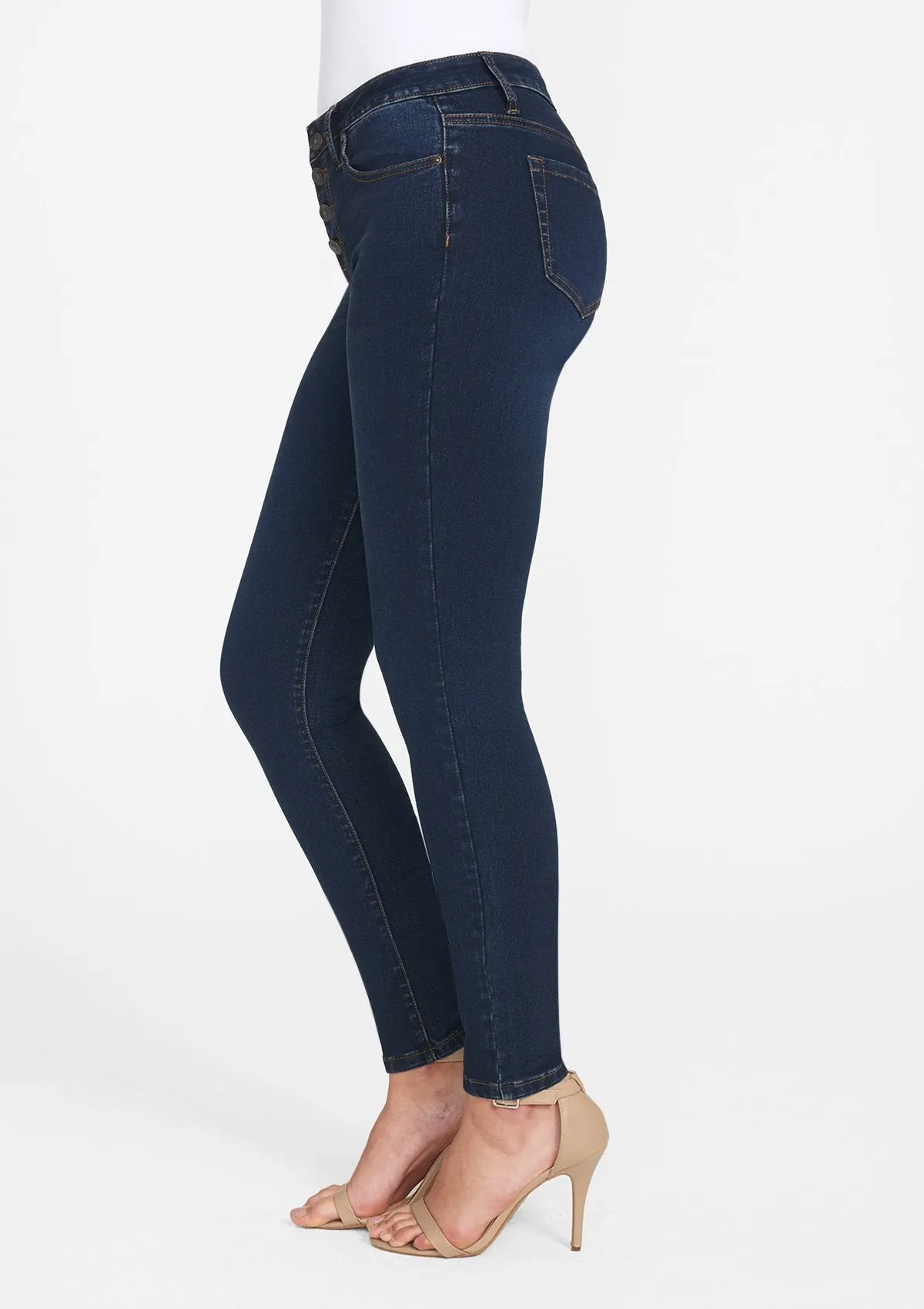 Tall Siena Skinny Exposed Button