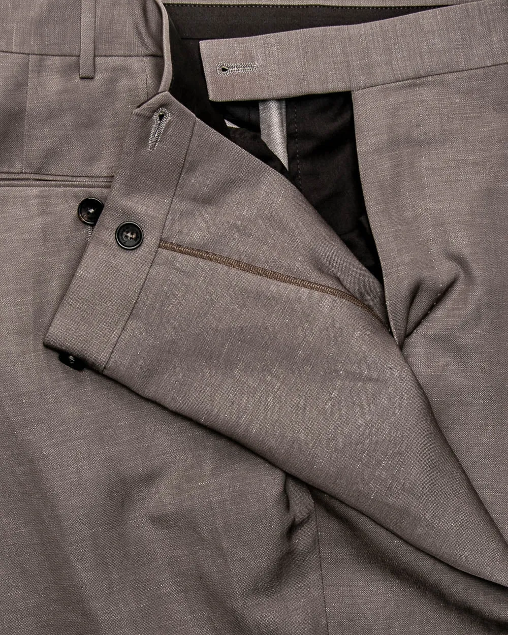 Taupe Melange Dress Pant