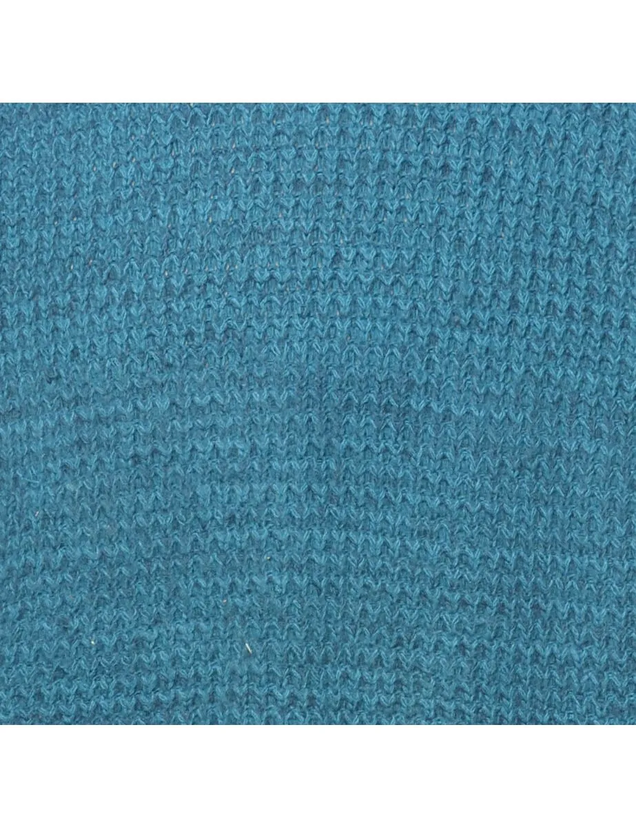 Teal Cable Knit Jumper - XL