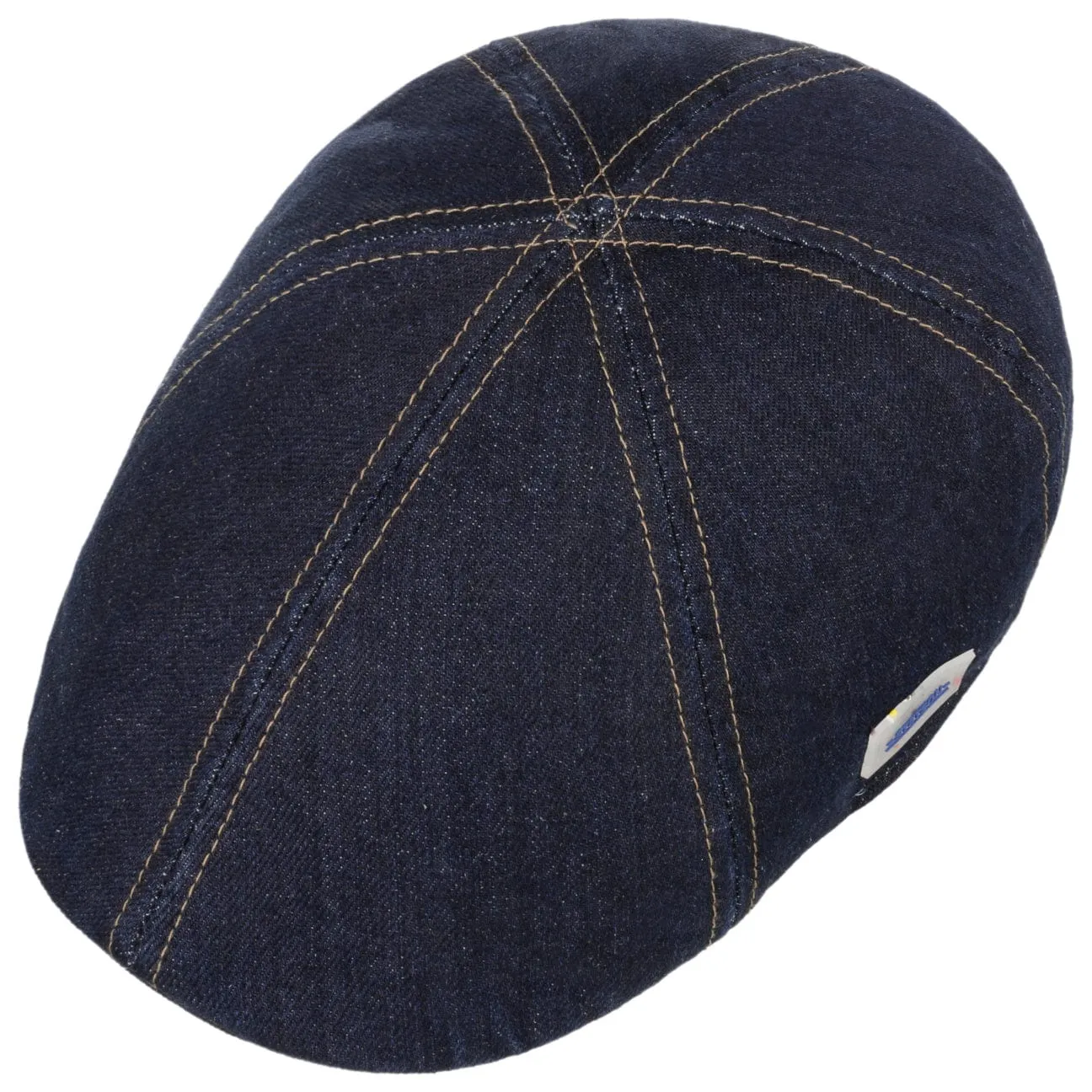 Texas Sustainable Denim Flat Cap by Stetson