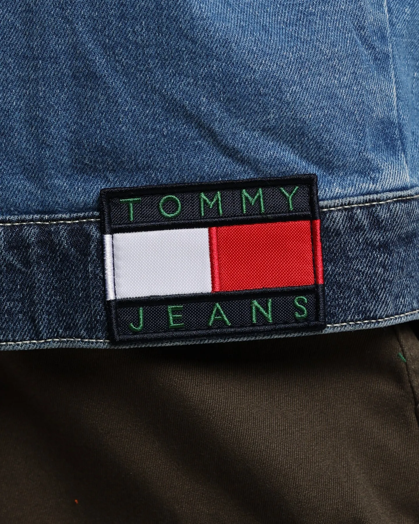 Tommy Jeans TJM Panel Zip Denim Jacket Denim Light