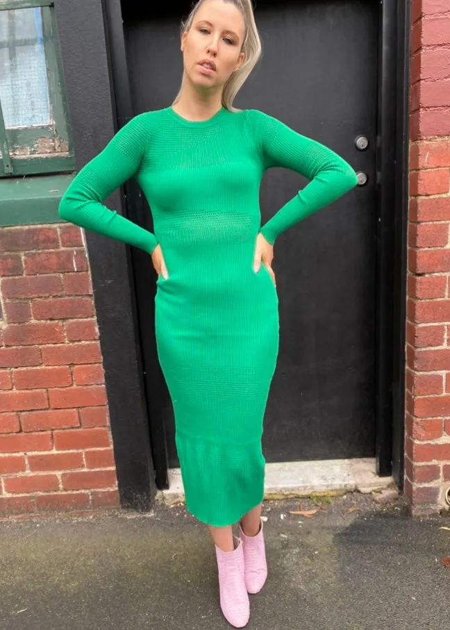 Tyler knit dress - Green