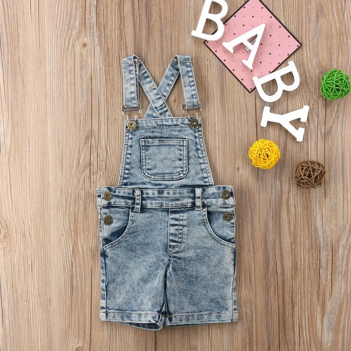 Unisex Denim Overalls