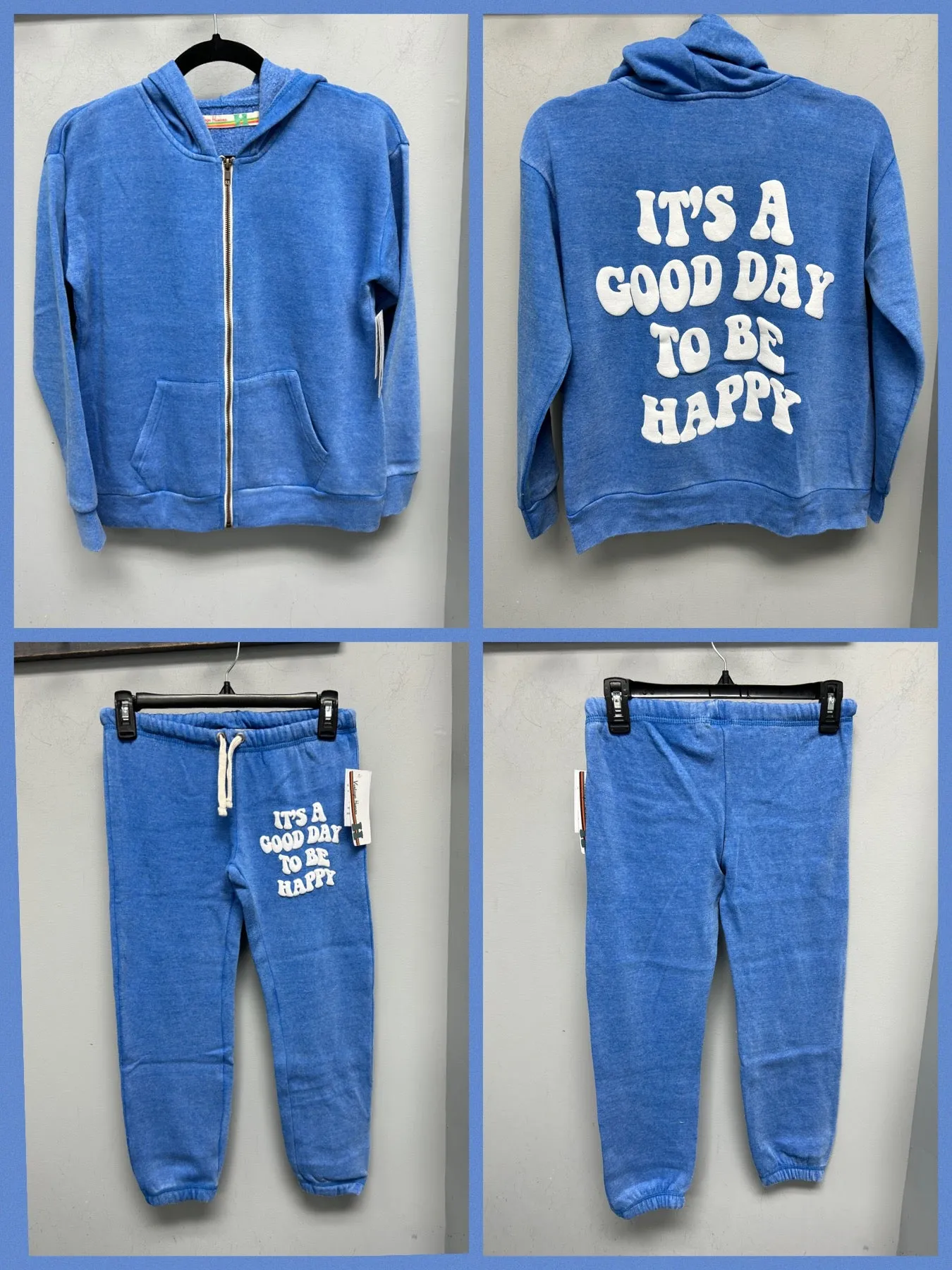 Vintage Havana Kids Cobalt Puff Print Jogger