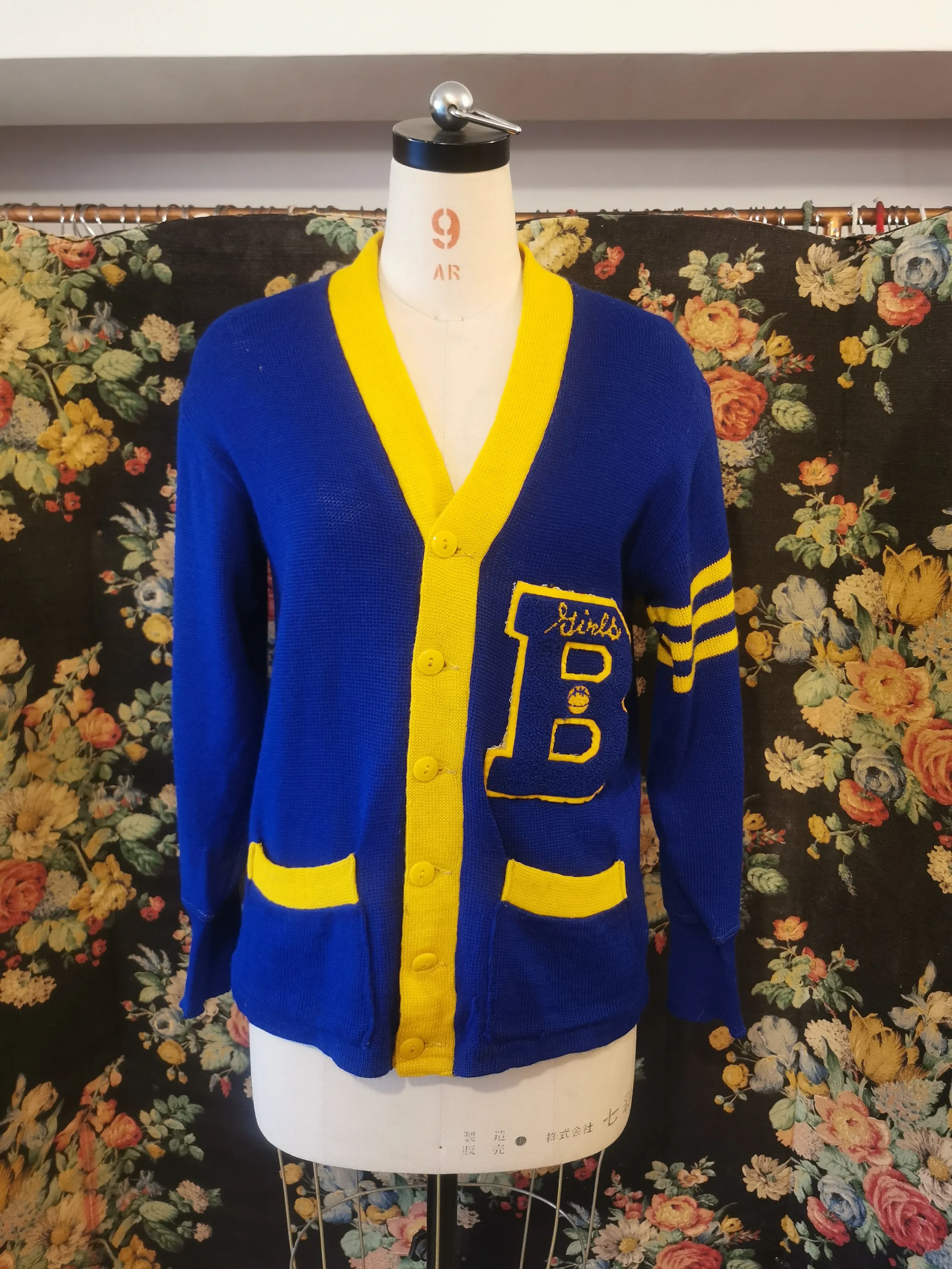 Vintage Varsity Girls Basketball cardigan