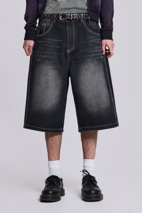 Washed Black Jumbo Jorts