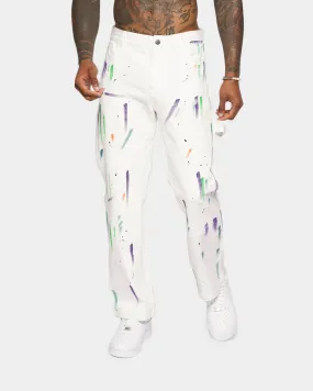 XXIII Cesare Painters Jeans White