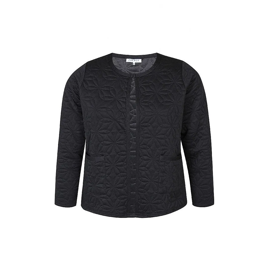 Zhenzi Reimer Soft Cardigan in Black