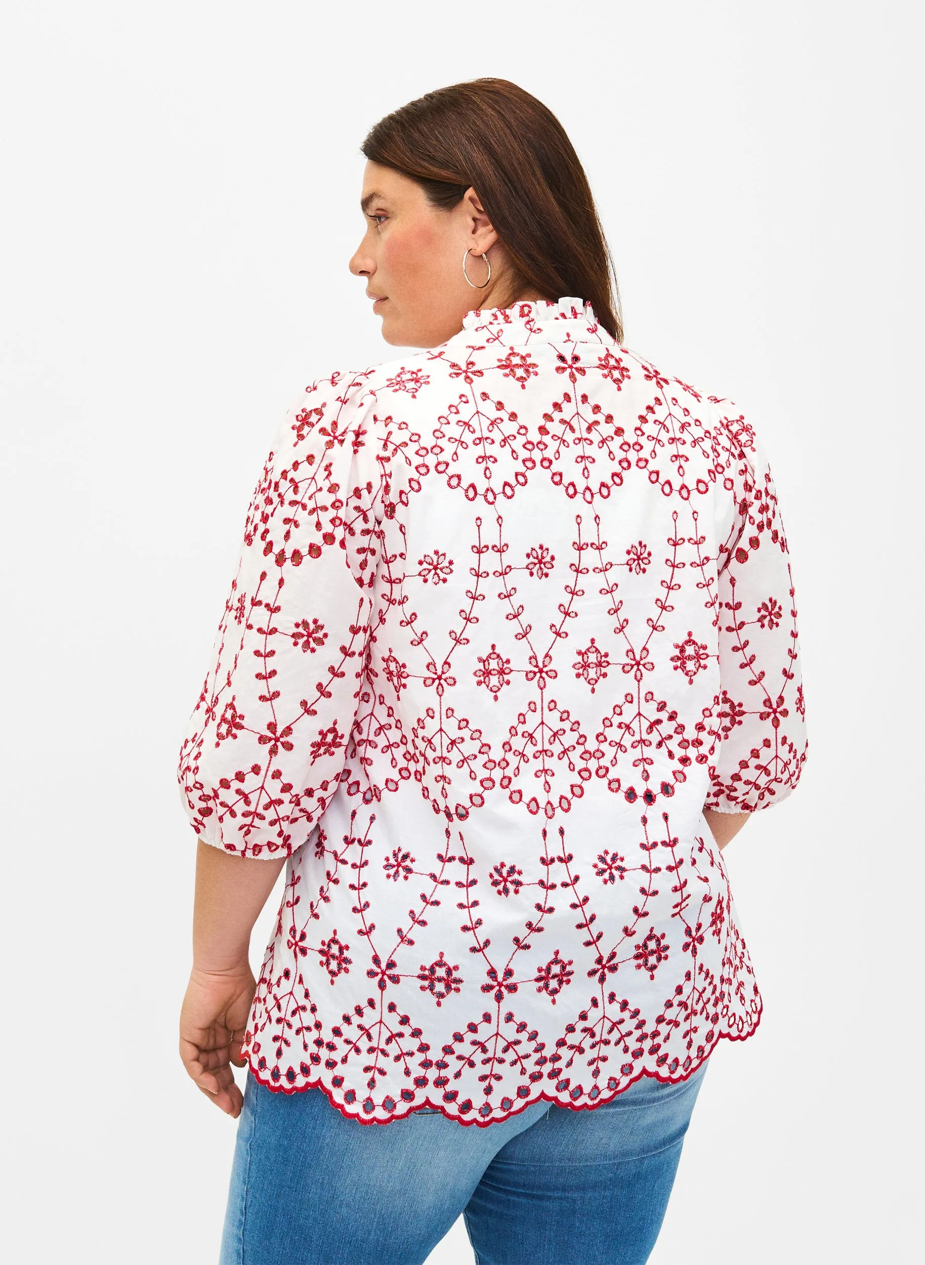 Zizzi Viola Embroidered Blouse